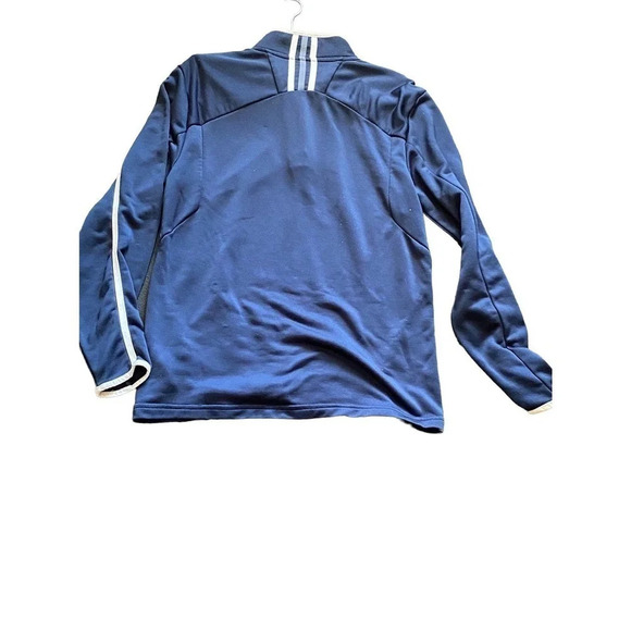 Adidas Climate Golf Pull Over Mens Long Sleeve Size Small Blue White Athletic - Picture 6 of 11